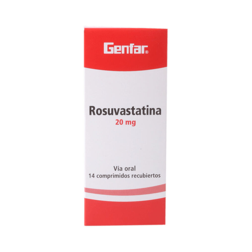 Rosuvastatina-20Mg-Tabletas-Recubiertas-Caja-X-14-Genfar-imagen