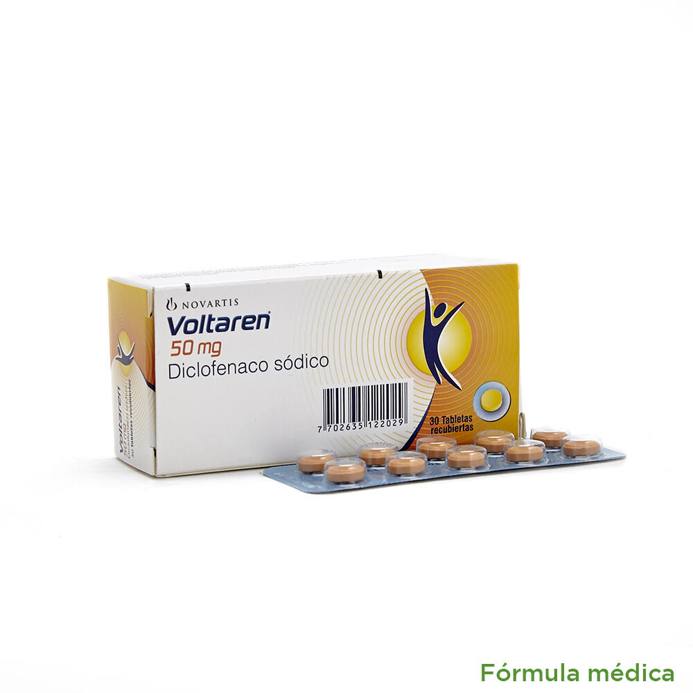 Voltaren Tableta Recubierta 50mg Caja 1 Blister