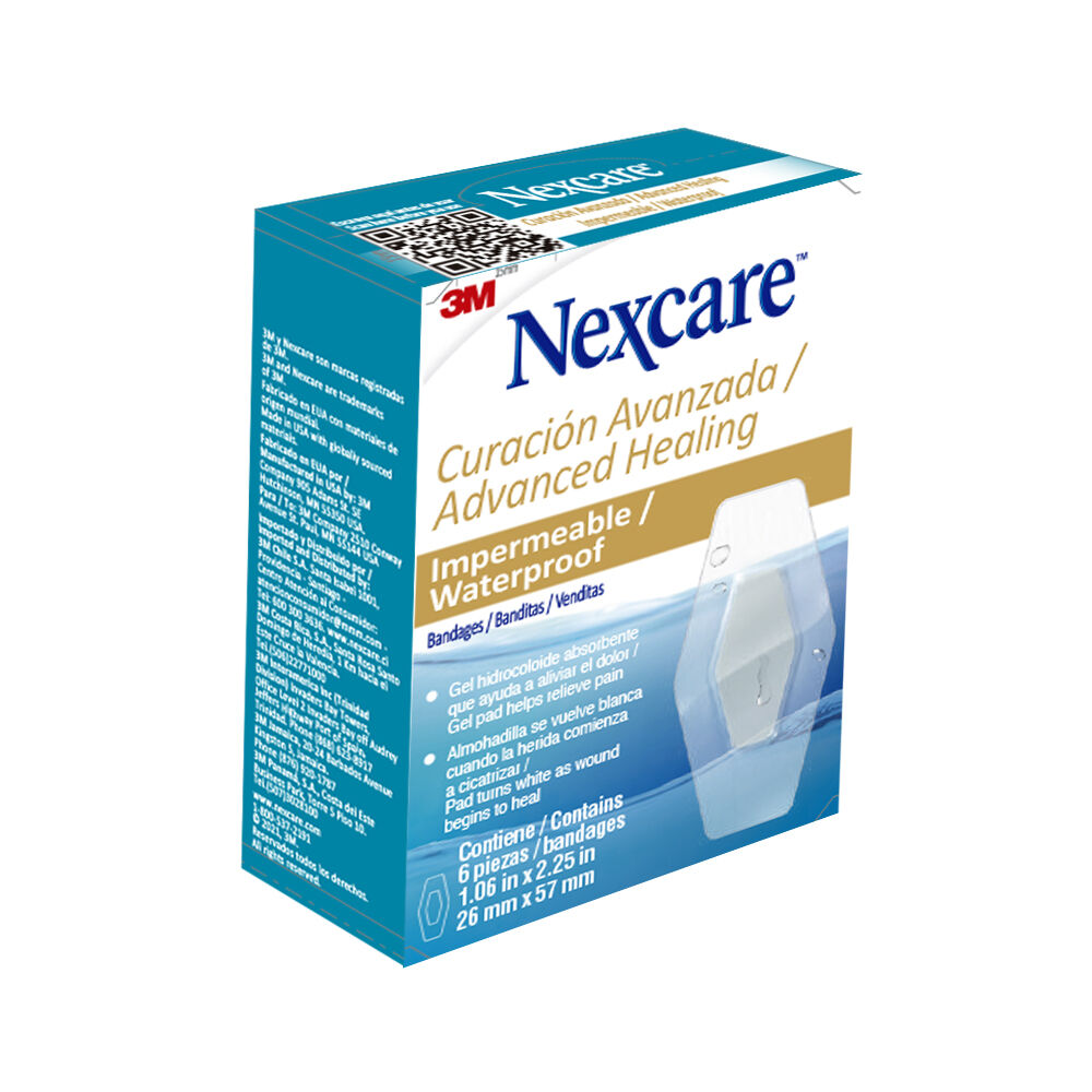 Banditas-Curacion-Avanzada-Impermeable-Caja-X-6-3M-Nexcare-26Mm-X-57Mm-imagen-1