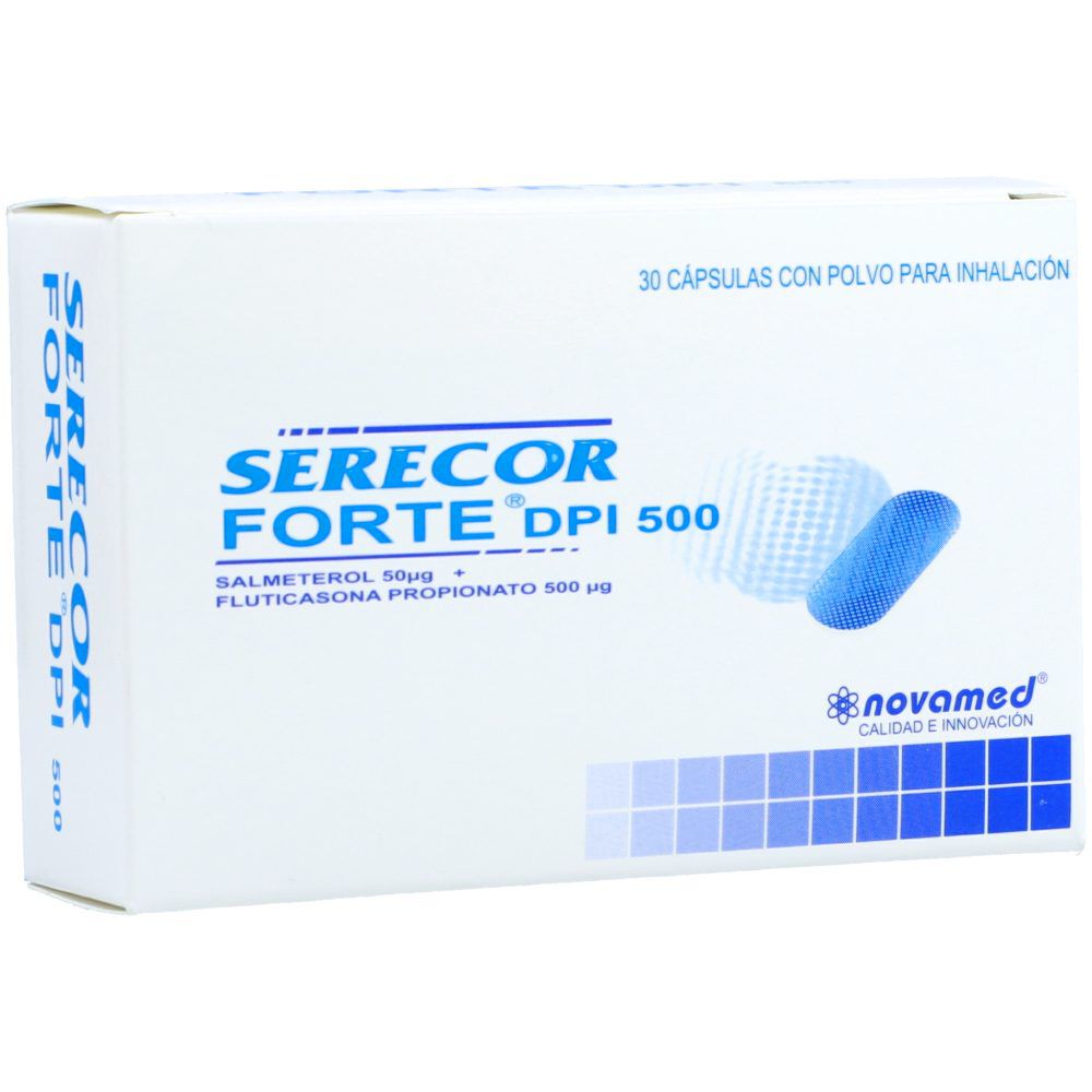 Serecor Forte Dpi (500+50)Mcg Capsula Polvo Inhalación Caja X 30