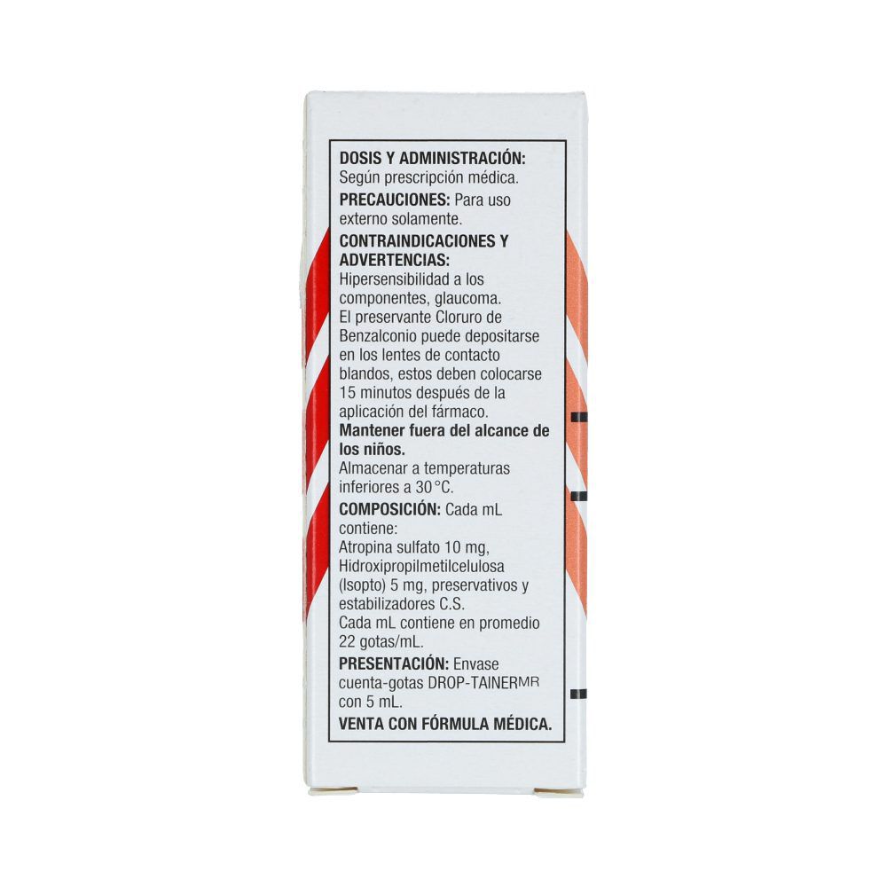 Isopto Atropina 10Mg/mL Solución Oftalmica Frasco X 5mL