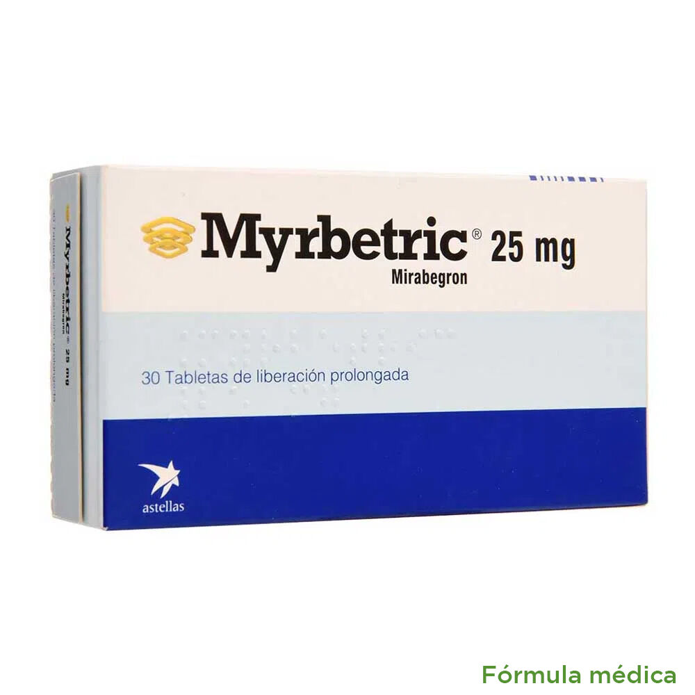 Myrbetric 25Mg Tabletas Liberación Prolongada Caja X 30