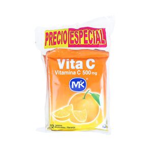 Promo-Precio-Especial-Vita-C-500Mg-Tabletas-Masticables-Naranja-2-Bolsas-X-12-Tabletas-C/U-imagen