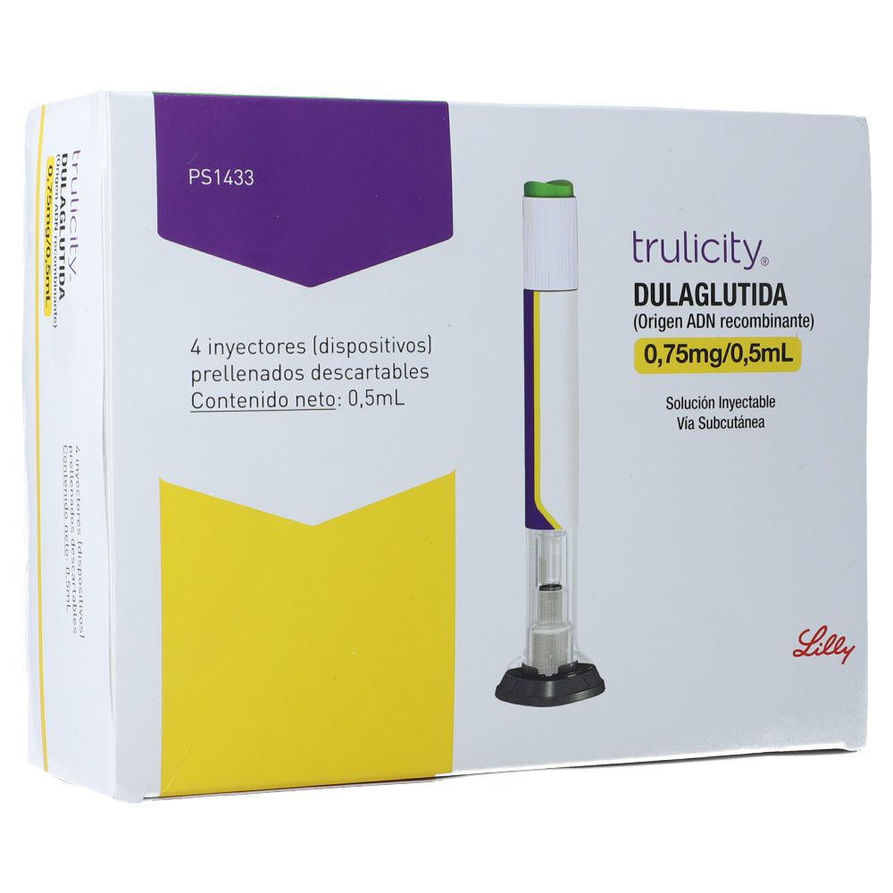Trulicity-Soluci&oacute;n-Inyectable-V&iacute;a-Subcut&aacute;nea-Jeringa-Prellenada-0.75Mg/0.5mL(1.5Mg/mL)-Caja-X-4-imagen