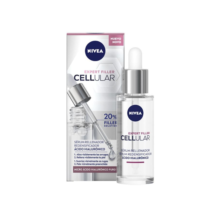Serum Facil Nivea Acido Hialurónico Efecto Inmediato Frasco 30 Ml