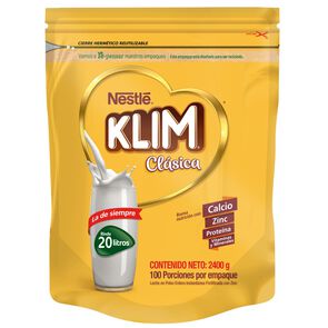 Klim-Leche-En-Polvo-Nestle-Clasica-Calcio-Zinc-Bolsa-X-2400Gr-imagen