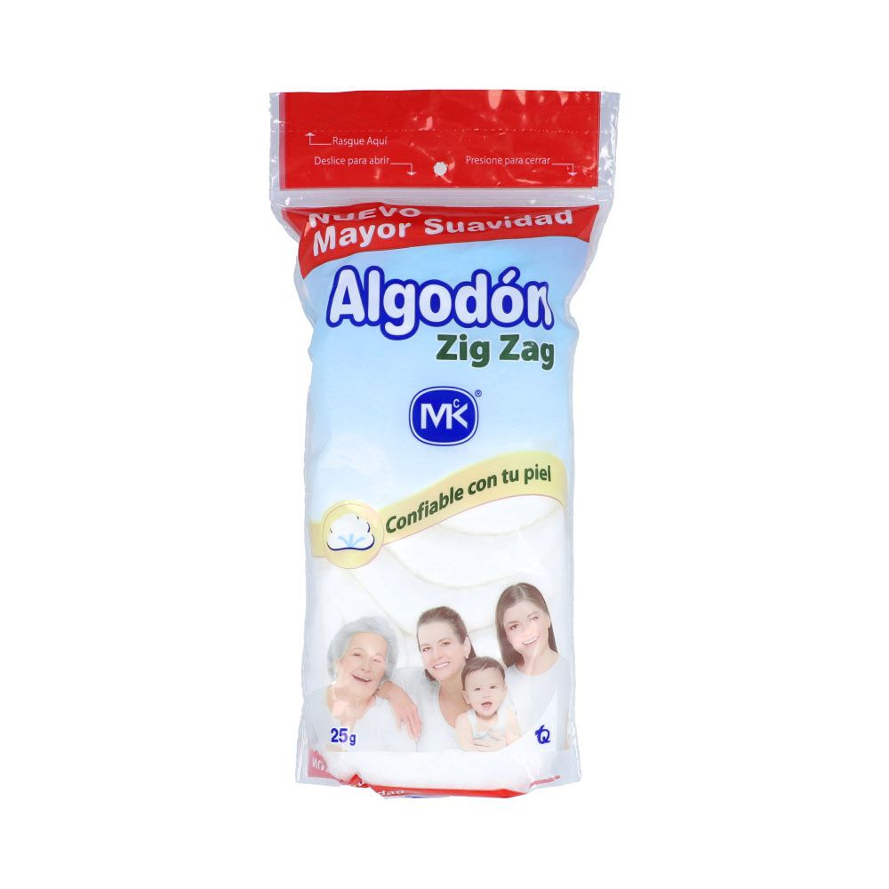 Algodon Zig-Zag Bolsa X 25g