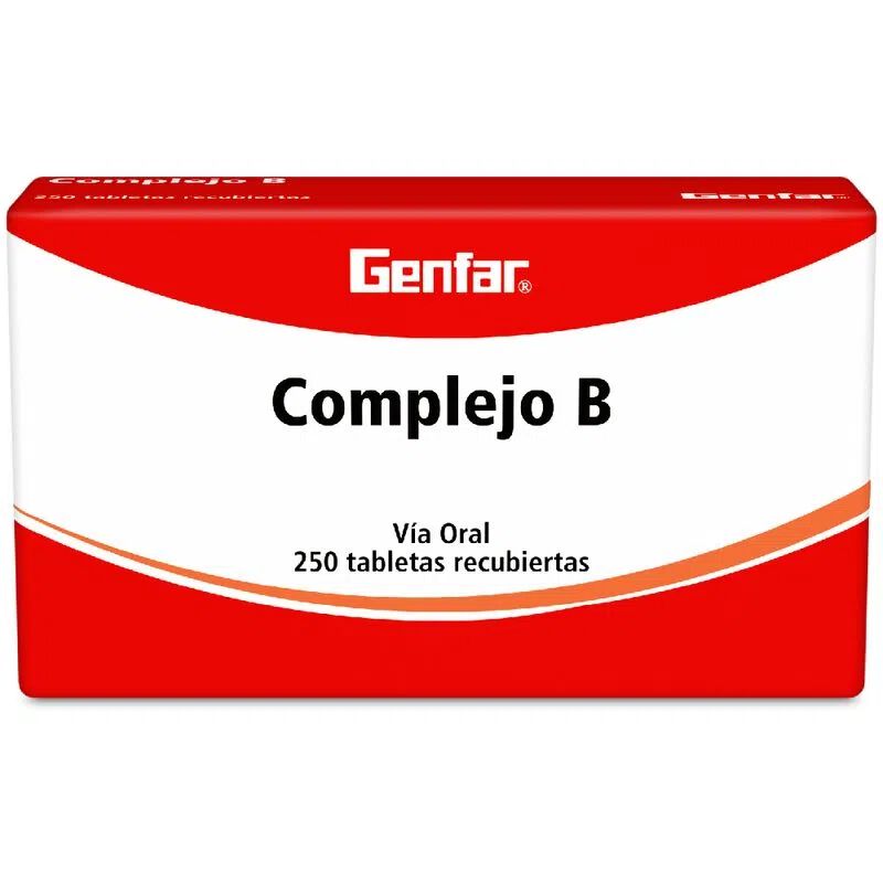 Complejo B (50+20+10+10)Mg Tableta Genfar Blister X 10
