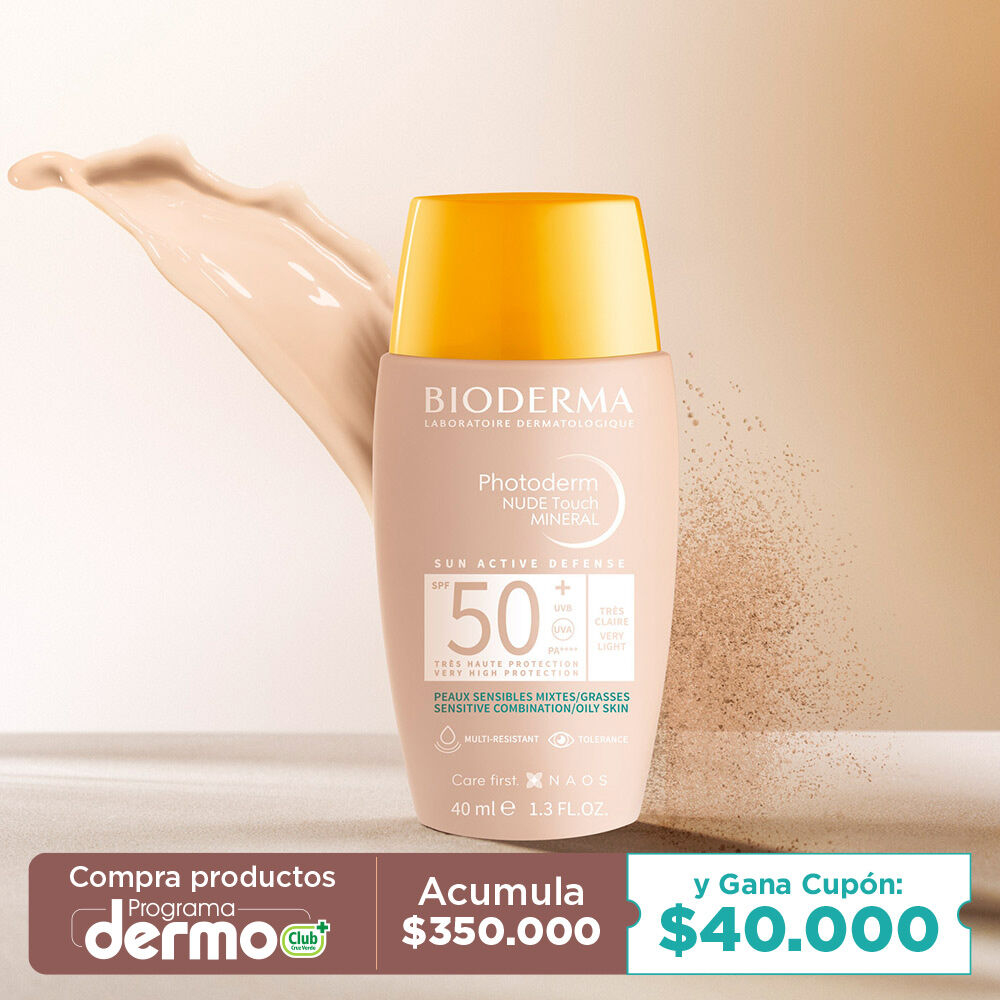 Protector-Solar-Photoderm-Bioderma-Nude-Touch-Fps-50+-Teinte-Claire-Frasco-X-40Ml-imagen-3