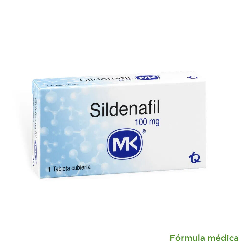 Sildenafil 100Mg Mk Tableta Recubierta Caja X 1