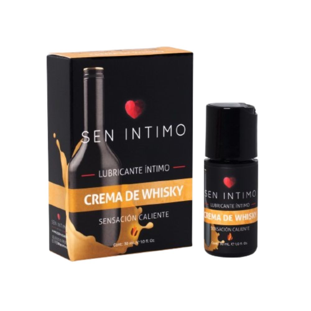 Lubricante Crema De Whisky Tub 30Ml Sen Intimo