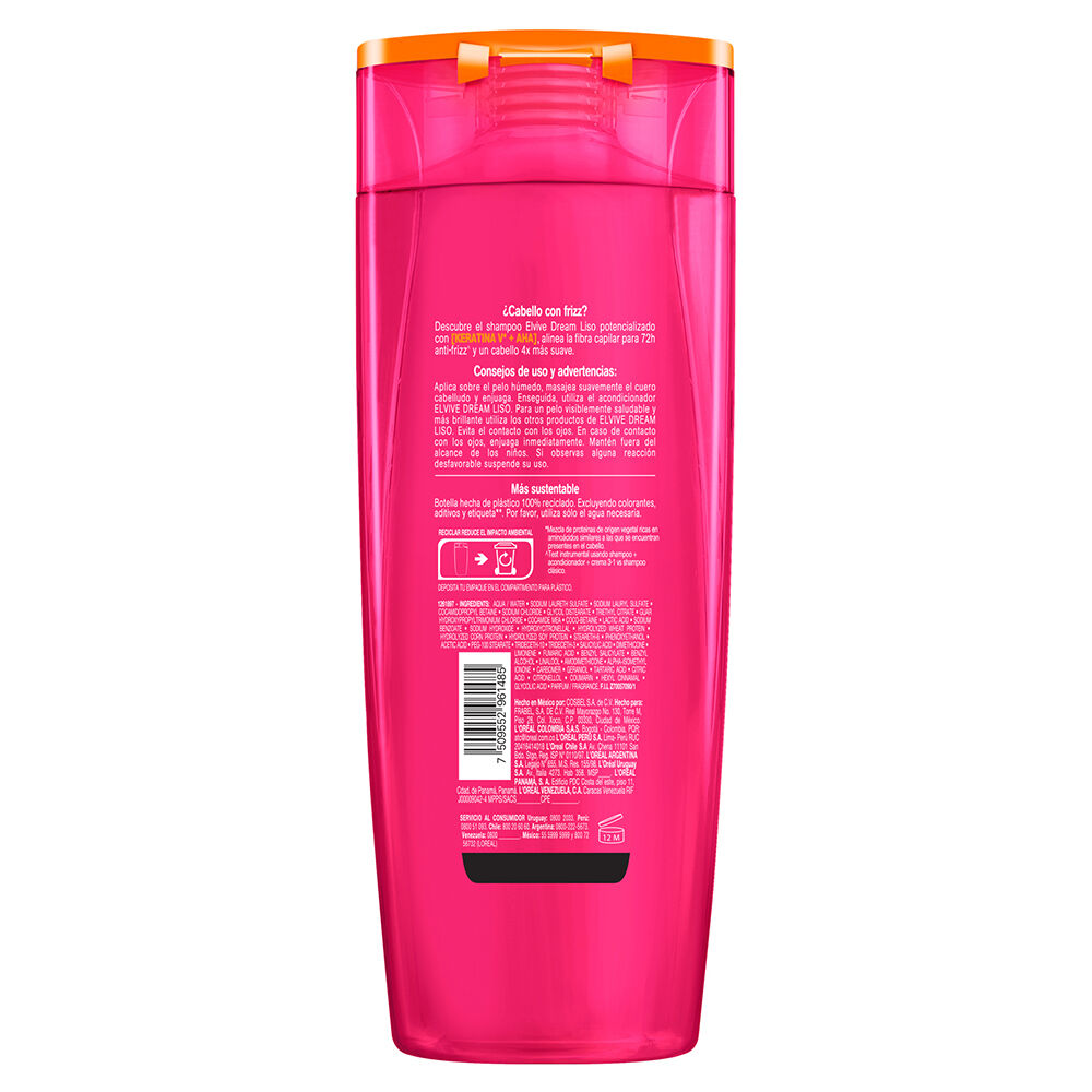 Shampoo-Elvive-Loreal-Paris-Dream-Liso-Frasco-por-370Ml-imagen-2