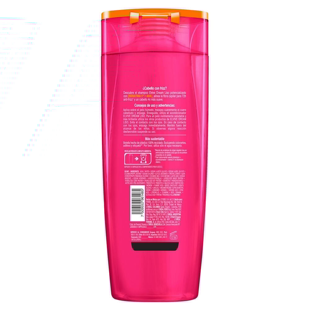 Shampoo-Elvive-Loreal-Paris-Dream-Liso-Frasco-por-370Ml-imagen-2