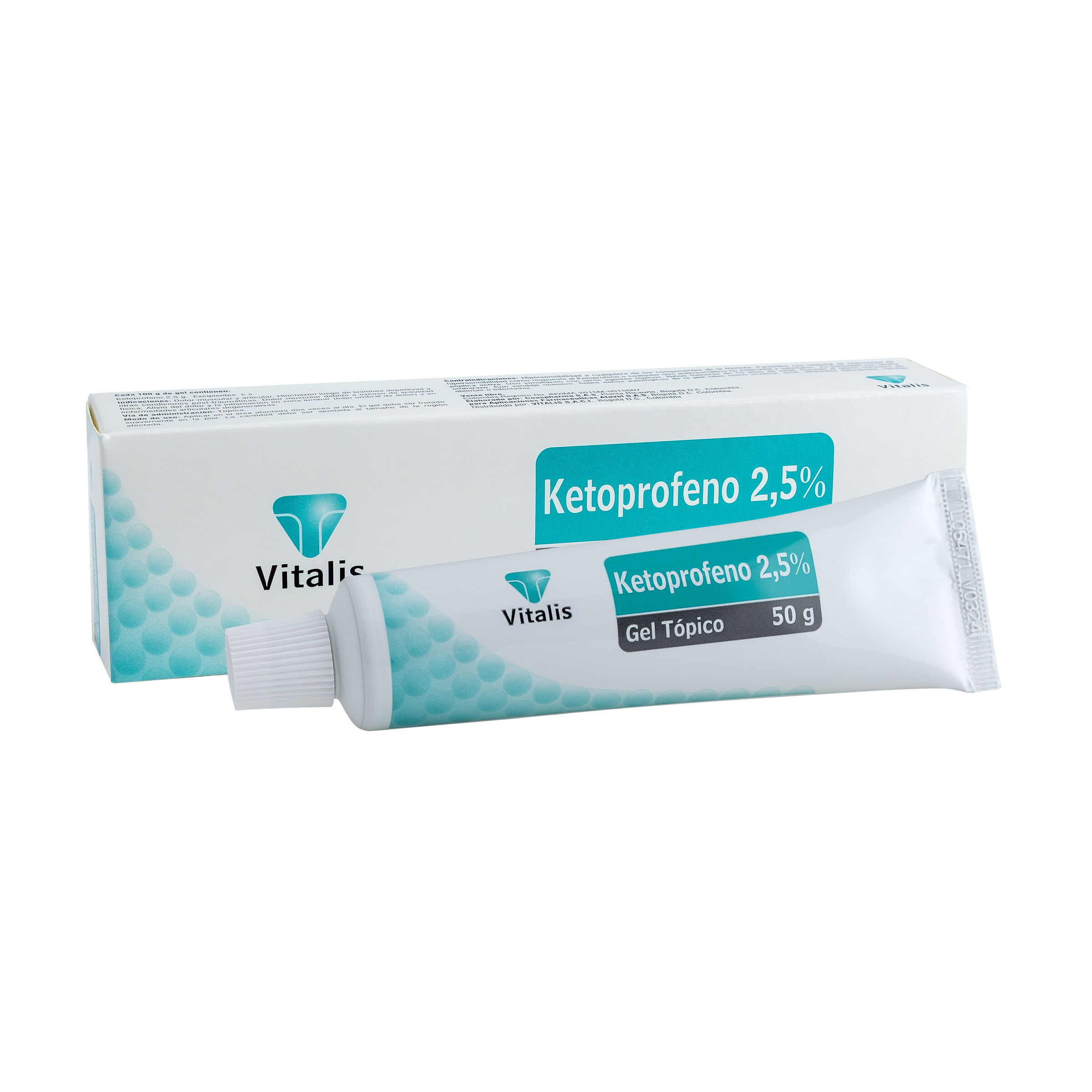 Ketoprofeno 2.5% Gel Tópica Tubo X 50Gr
