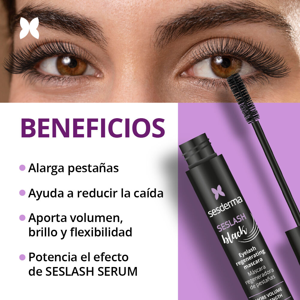 Mascara-Reparadora-De-Pestanas-Sesderma-Seslash-Black-Tubo-5Ml-imagen-4