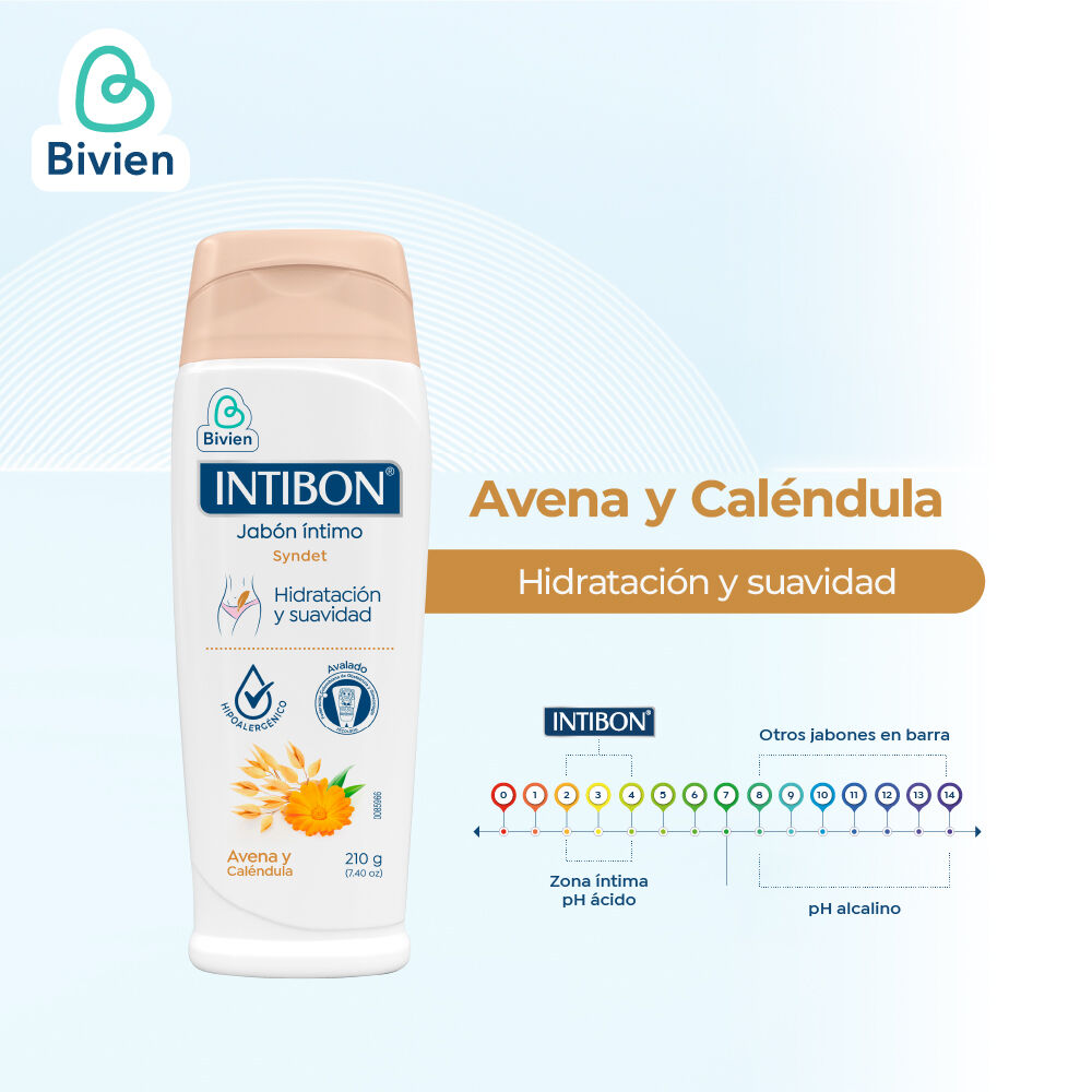 Jab&oacute;n-Intimo-Intibon-Avena-Y-Cal&eacute;ndula-Mujer-Intibon-Frasco-210g-imagen-3