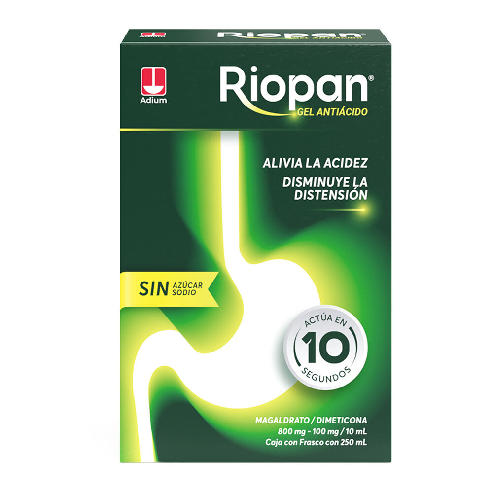 Riopan Gel Magaldrato/Dimeticona Frasco X 250mL