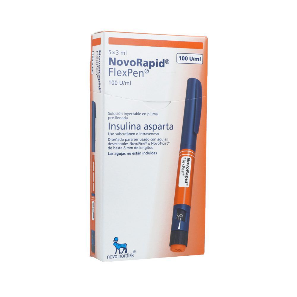 Novorapid Solución Inyectable en Pluma Prellenada 70/30 100Ui/mL (0,035Mg) Cartucho X 3mL