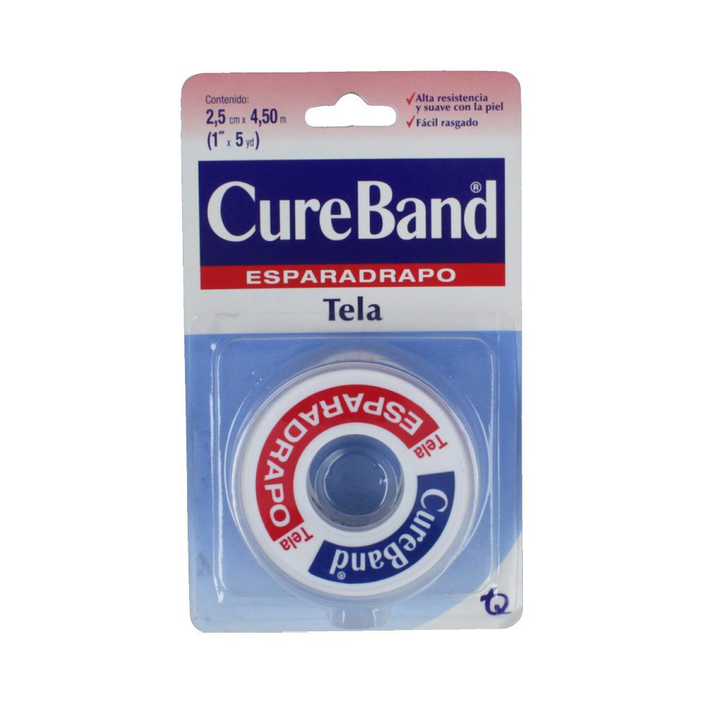 Esparadrapo Tela Cure Band 2.5Cm X 4.50Cm