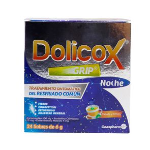 Dolicox-Grip-Noche-(500+4+10)Mg/Sobre-Granulado-Suspensión-Oral-Panela-Limon-Caja-X-24Sobre-X-6Gr--imagen