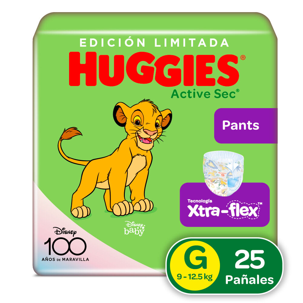 Pañal-Huggies-Active-Sec-Pants-Xtraflex-Paquete-X-25-imagen