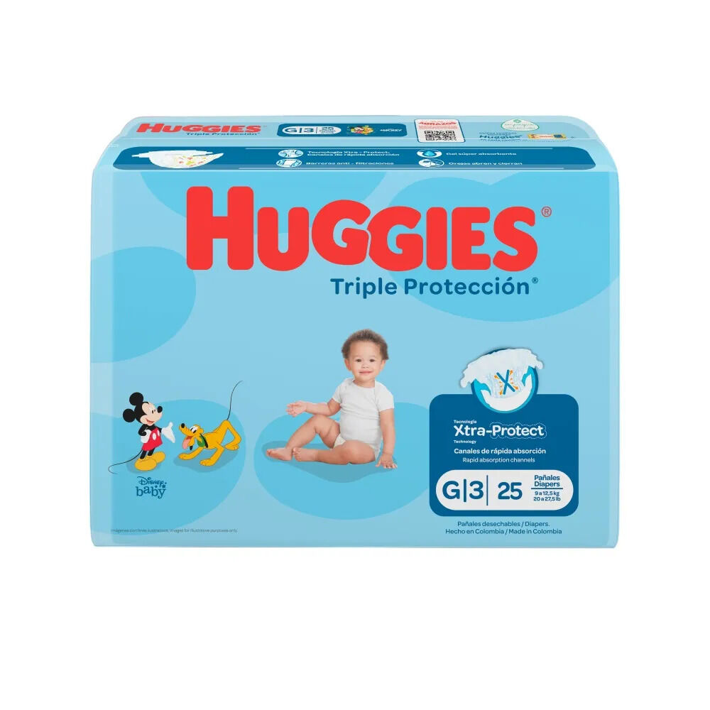Pañal-Triple-Proteccion-Huggies-G-3-Paquete-X-25-imagen