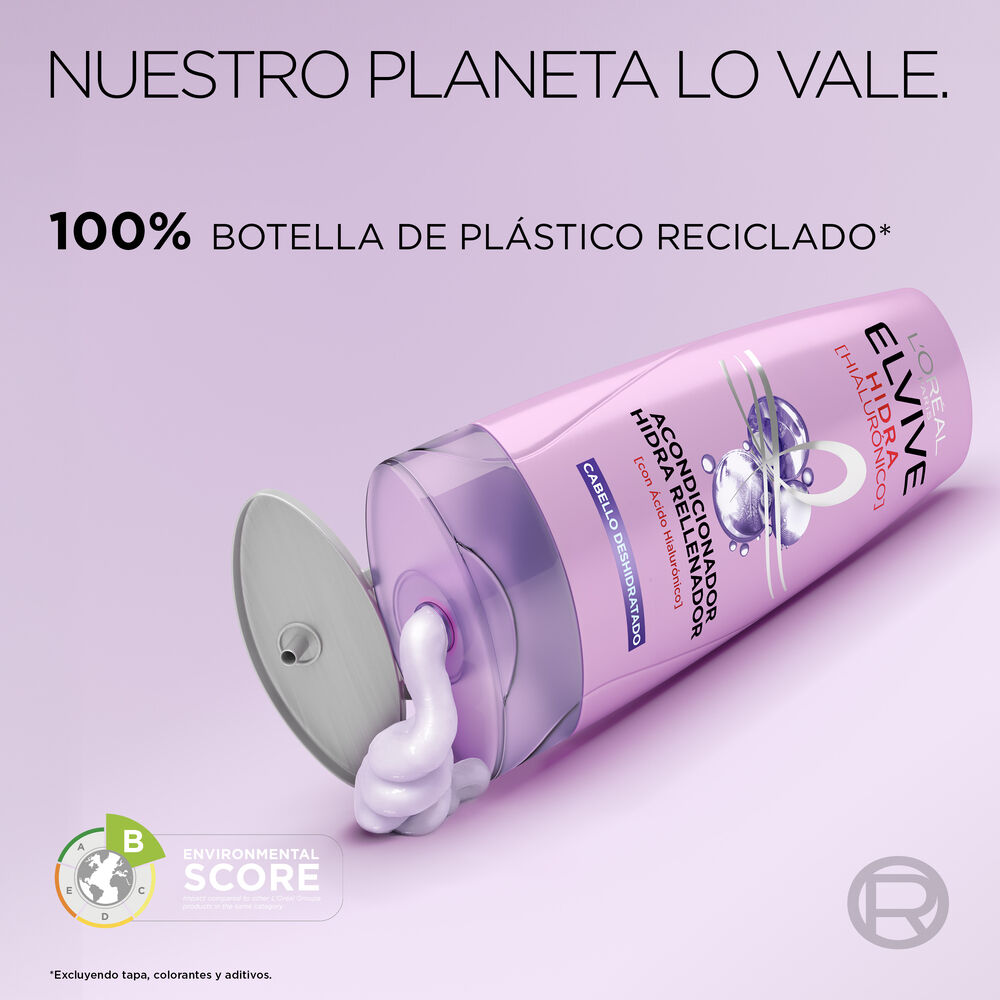 L'Oreal-Paris-Elvive-Hidra-(Hialur&oacute;nico)-Acondicionador-Hidra-Rellenador-Frasco-X-370mL-imagen-3