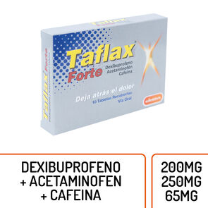 Taflax-Forte-(250+65+200)Mg-Tabletas-Recubiertas-Caja-X-10-imagen