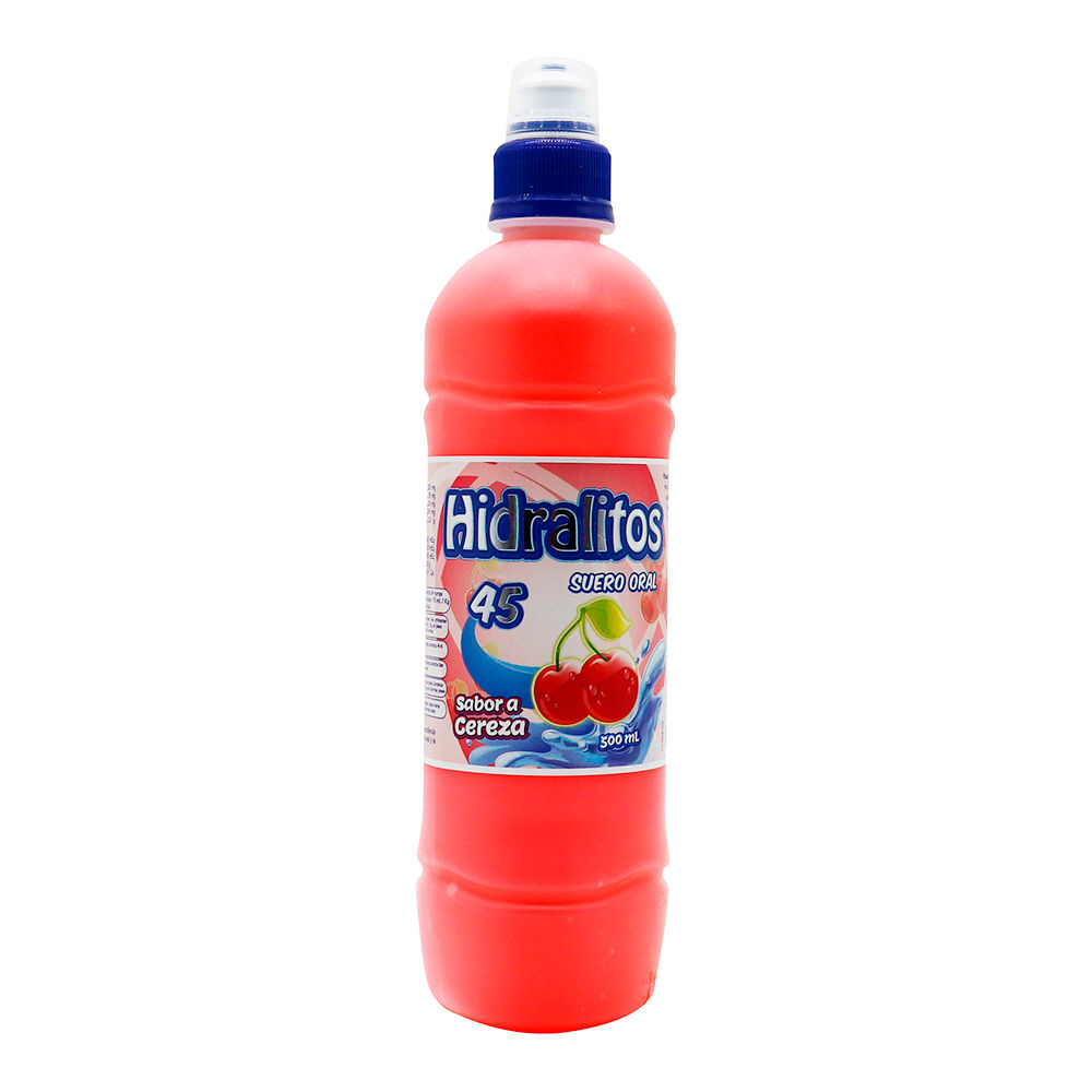 Hidralitos 45Meq(Na)/L Solucion Oral Frasco X 500Ml Cereza