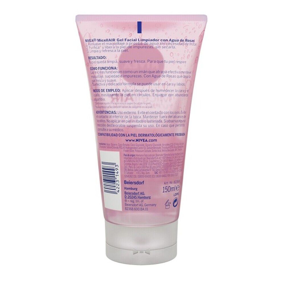 Gel-Limpiador-Facial-Nivea-Roses-Frasco-150-ml-imagen-2
