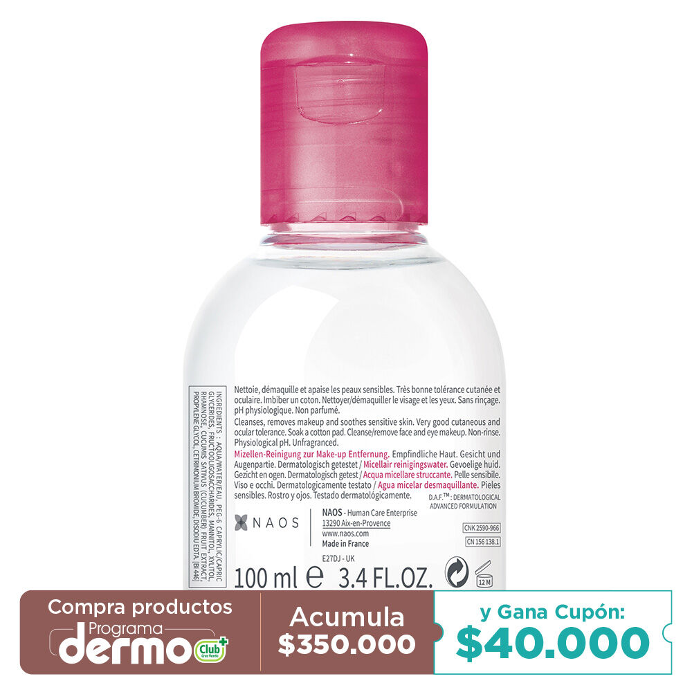 Bioderma-Sensibio-H2O-Agua-Micelar-limpiadora-para-piel-normal-a-sensible-100mL-imagen-2