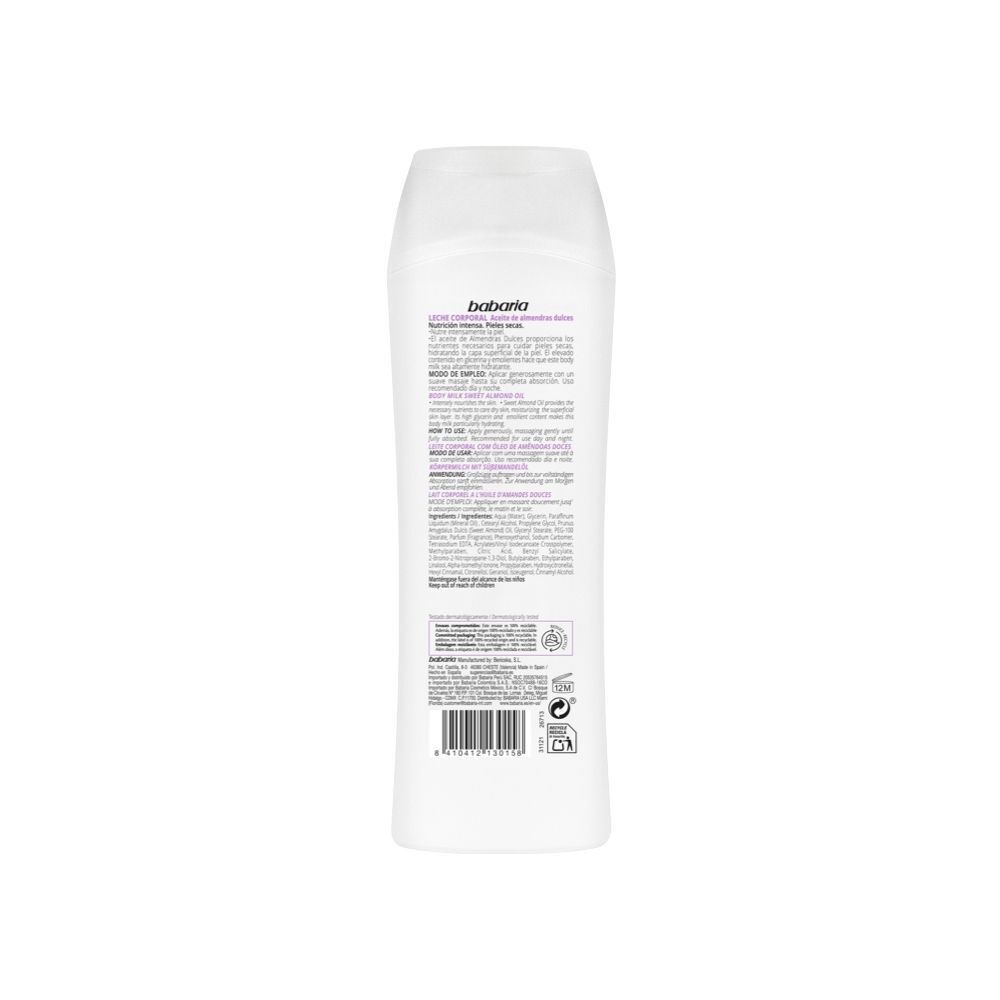 Leche-Corporal-Babaria-Aceite-De-Almendras-Dulces-Frasco-X-400Ml-imagen-2