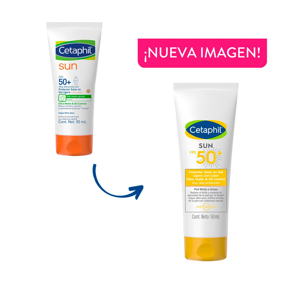 Protección-Solar-En-Gel-Ligero-Con-Color-Sun-Fps-50-Ultra-Matte-&-Oil-Control-Frasco-X-50mL-imagen-2