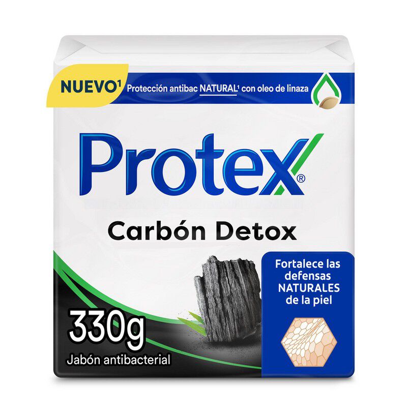Jabon Protex Carbon Detox Barra X3 X110G