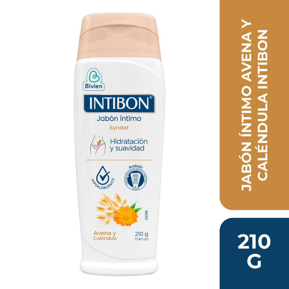 Jabón Intimo Intibon Avena Y Caléndula Mujer Intibon Frasco 210G