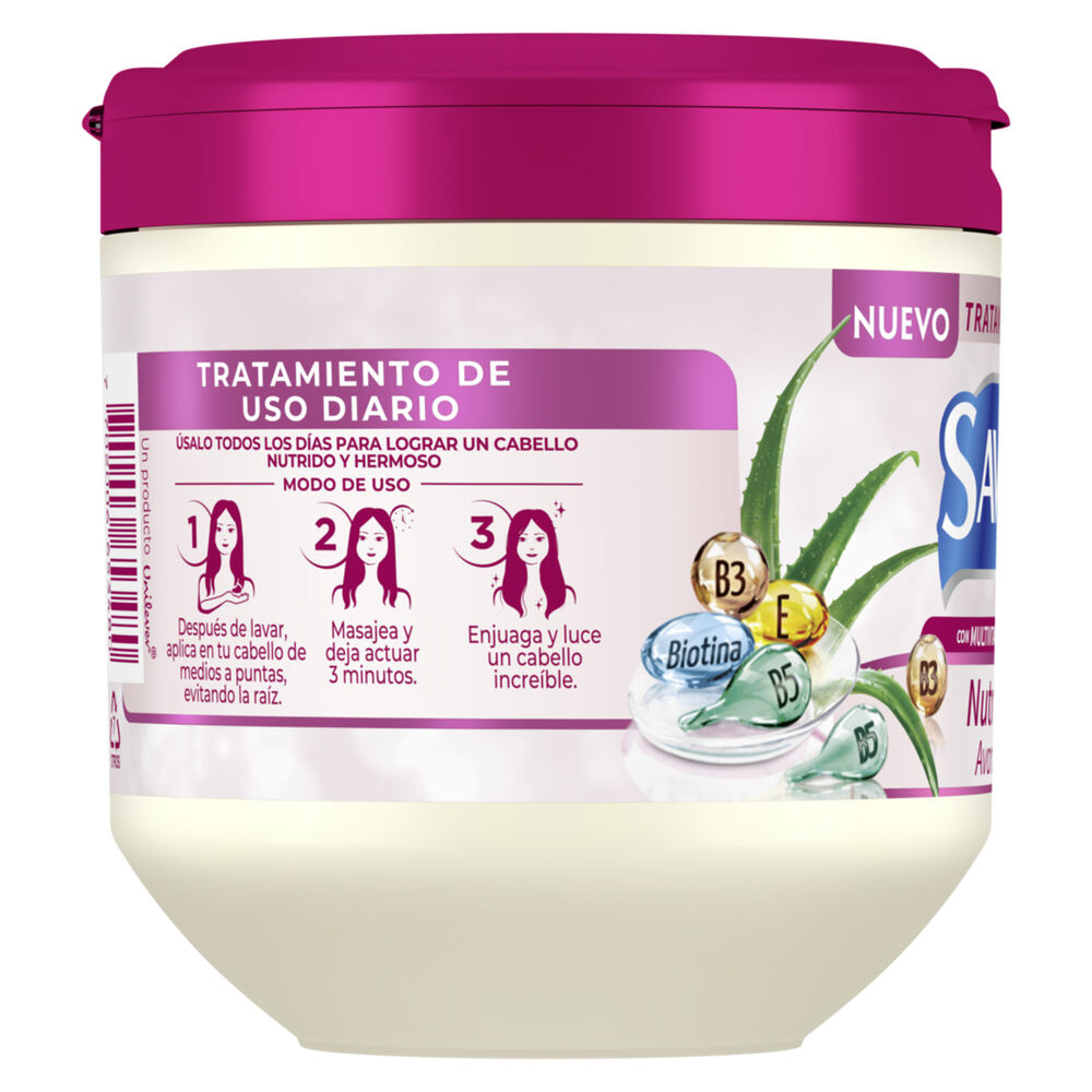 Tratamiento-Capilar-Savital-Nutricion-Avanzada-Con-Multivitaminas-Y-Sabila-Pote-X-425Ml-imagen-2