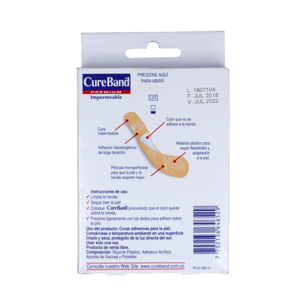 Curas-Premium-Impermeable-Cureband-Caja-X-30-imagen-2