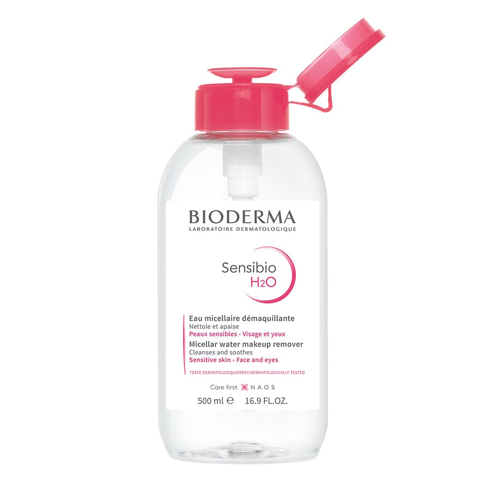 Bioderma-Sensibio-H2O-Agua-Micelar-limpiadora-para-piel-normal-a-sensible-500mL-imagen-1