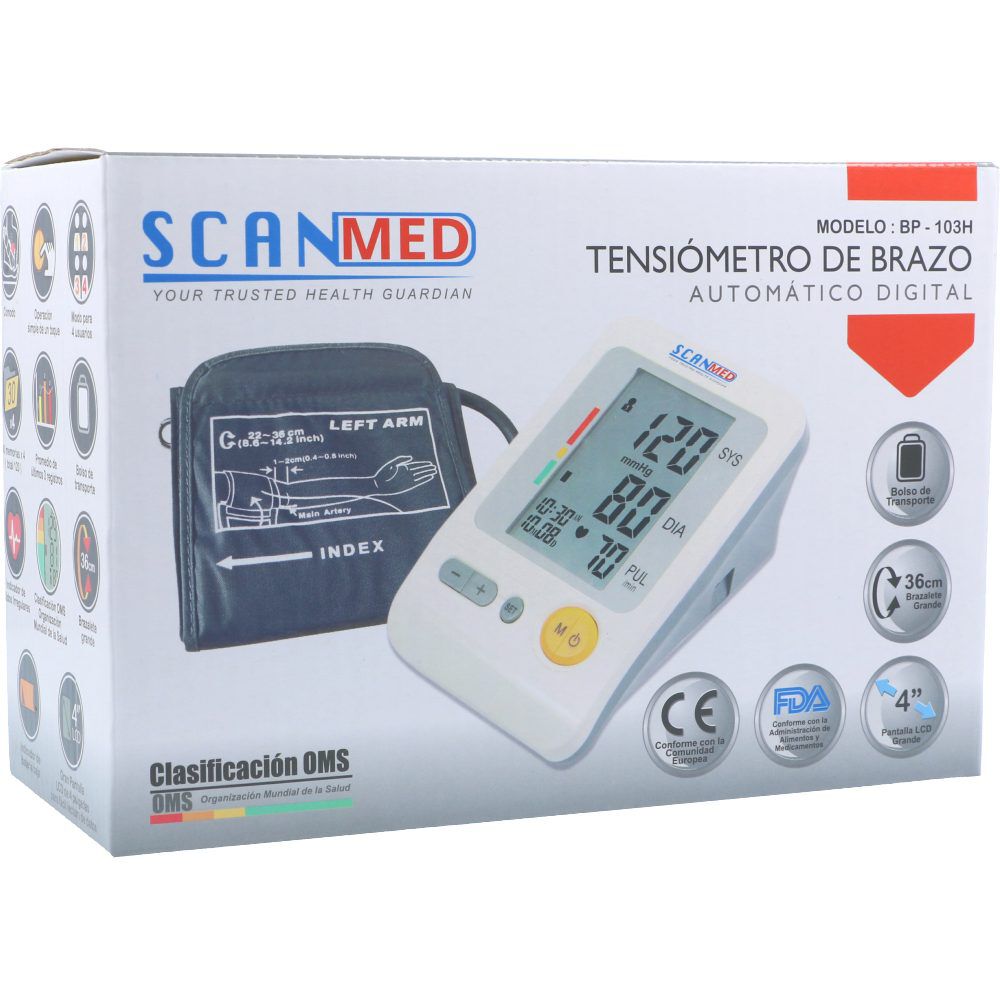 Tensiómetro De Brazo Automático Digital Caja X 1