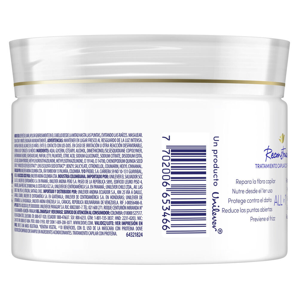 Tratamiento-Capilar-Dove-Reconstruccion-12%-Keratina-Complex-Pote-X-300Ml-imagen-2