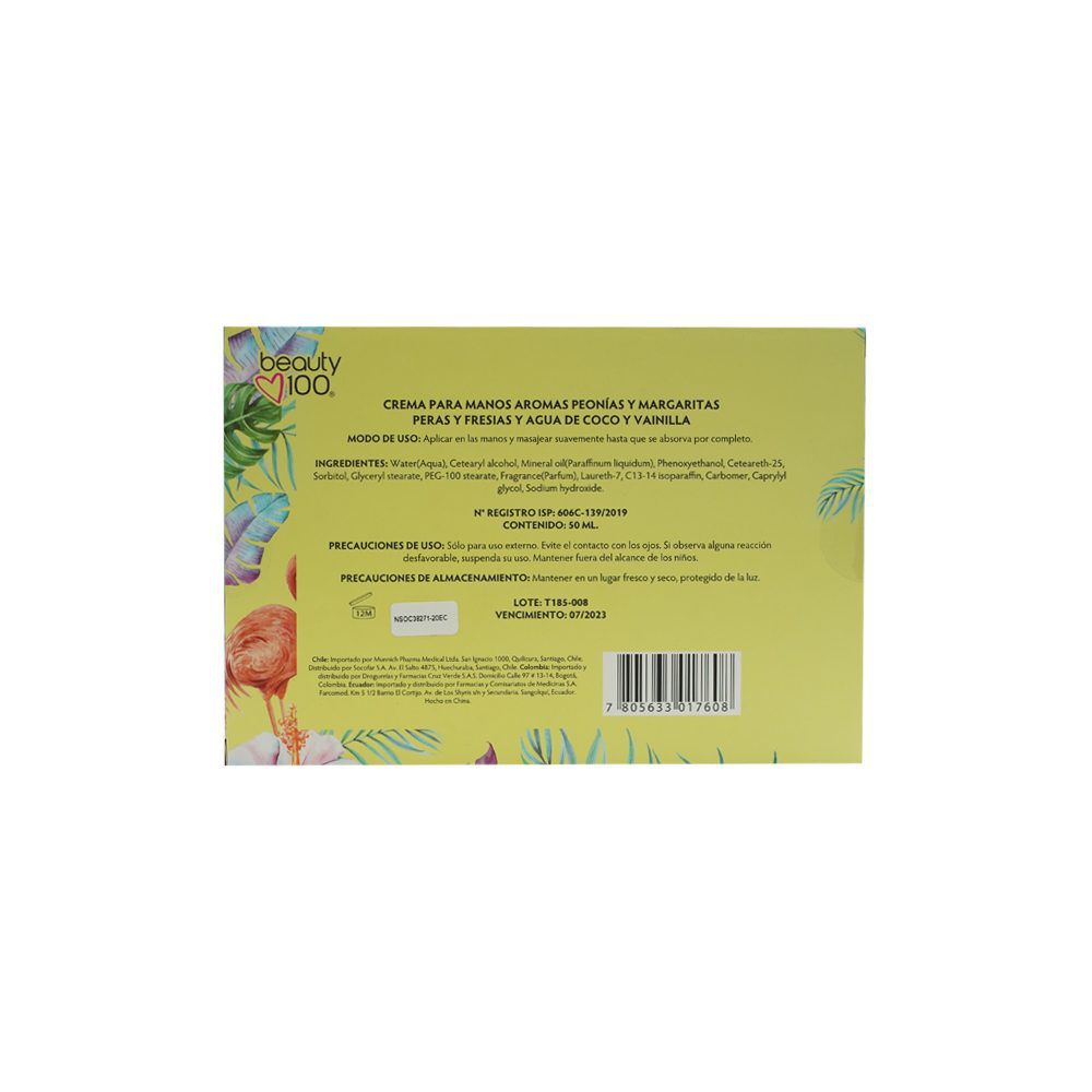 Beauty-100-Crema-Para-Manos-Tropical-Good-Vibes-Trio-Paquete-X-3-frascos-x-50ml-imagen-2