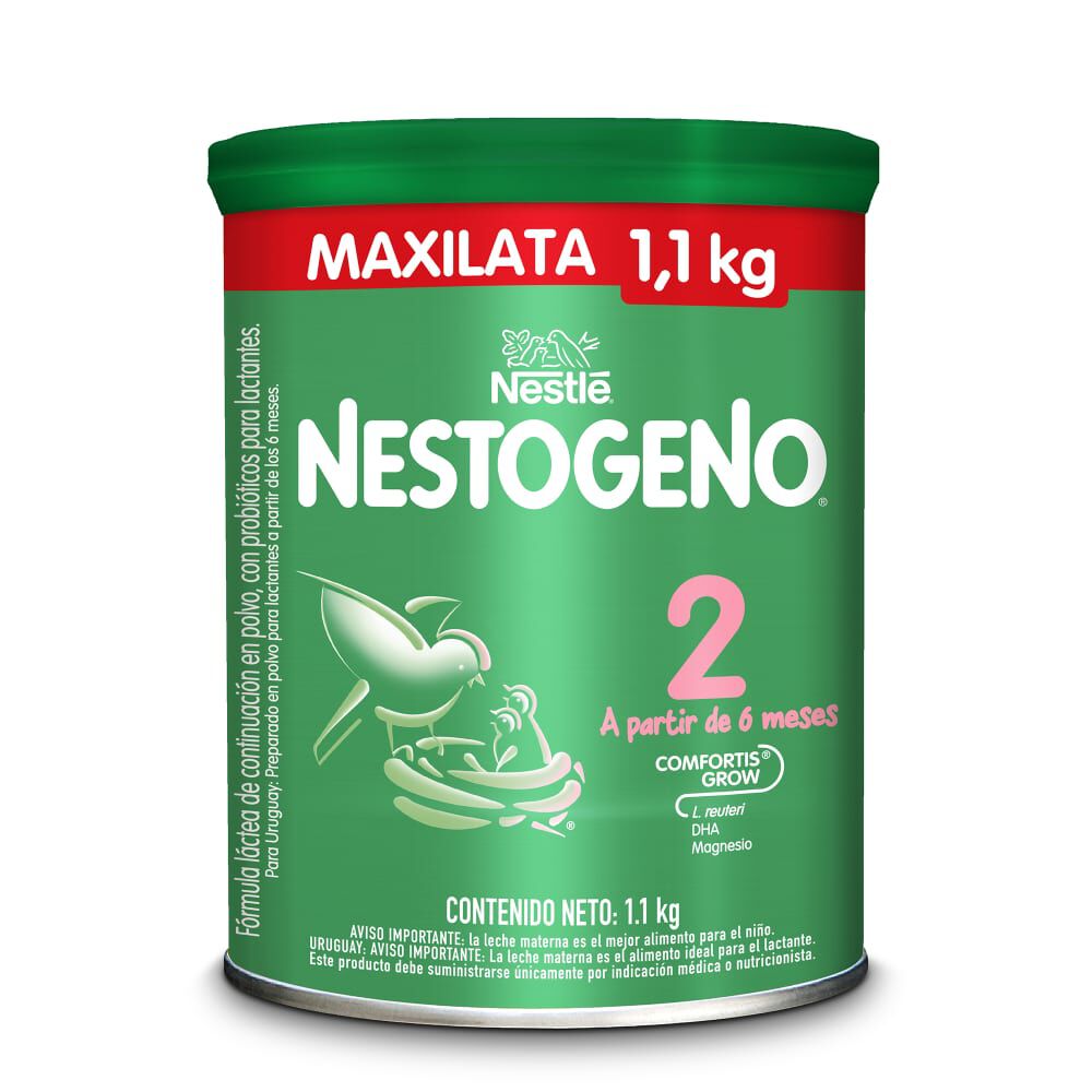 Nestogeno 2 Nestle Comfortis Grow Formula Láctea Apartir 6 Meses Tarro X 1.1Kg