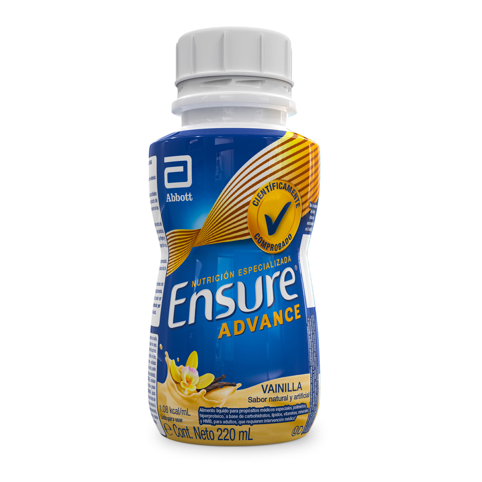 Ensure Advance Vainilla Con Proteina + HMB Liquido 220 Ml