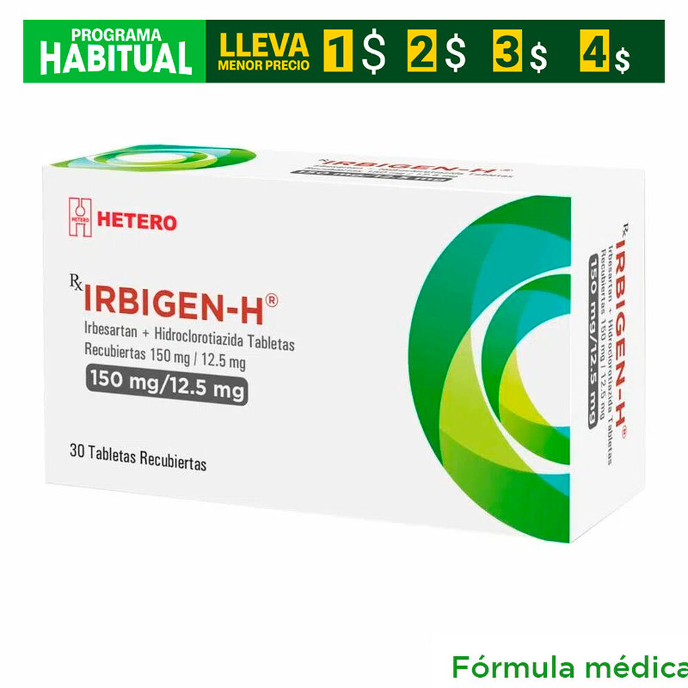 Irbigen-H-(12.5+150)Mg-Tabletas-Recubiertas-Cajas-X-30-imagen