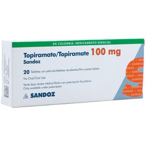 Topiramato-Sandoz-100Mg-Caja-X-20-Tabletas-Recubiertas-imagen