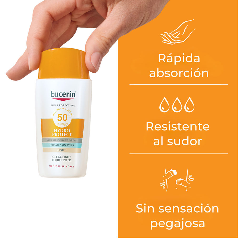 Protector-Solar-Eucerin-Hydro-Fluid-Fps-50+-Frasco-50Ml-Tono-Claro-imagen-3