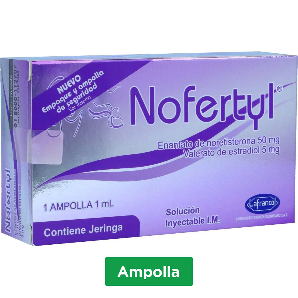 Nofertyl Solución Inyectable Caja X 1 Ampolla