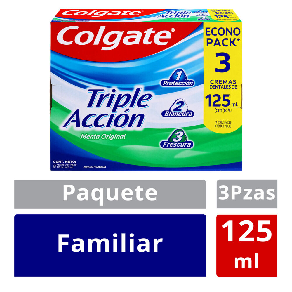 Crema-Dental-Colgate-Triple-Accion-Caja-X-3Tubo-X-125Ml-Menta-imagen-1