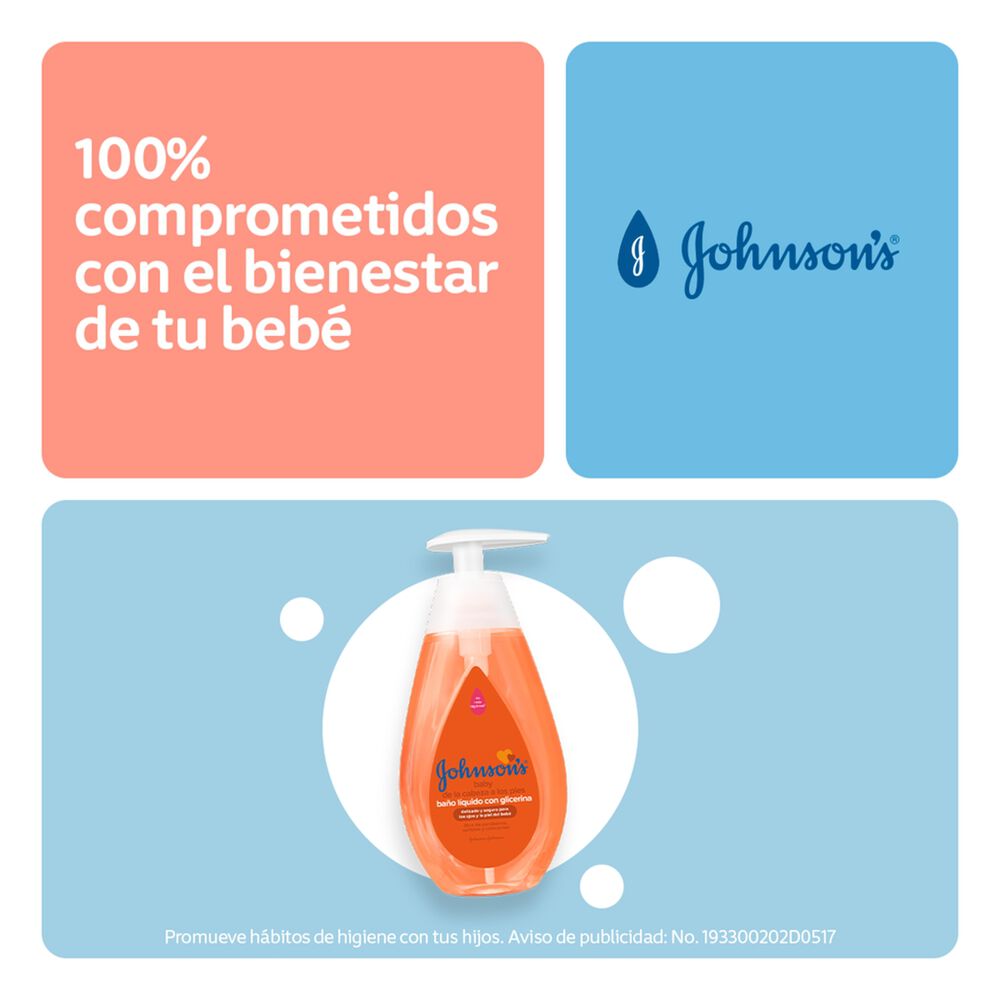 Baño-Liquido-Johnson'S-Baby-Con-Glicerina-Frasco-X-400Ml-imagen-5