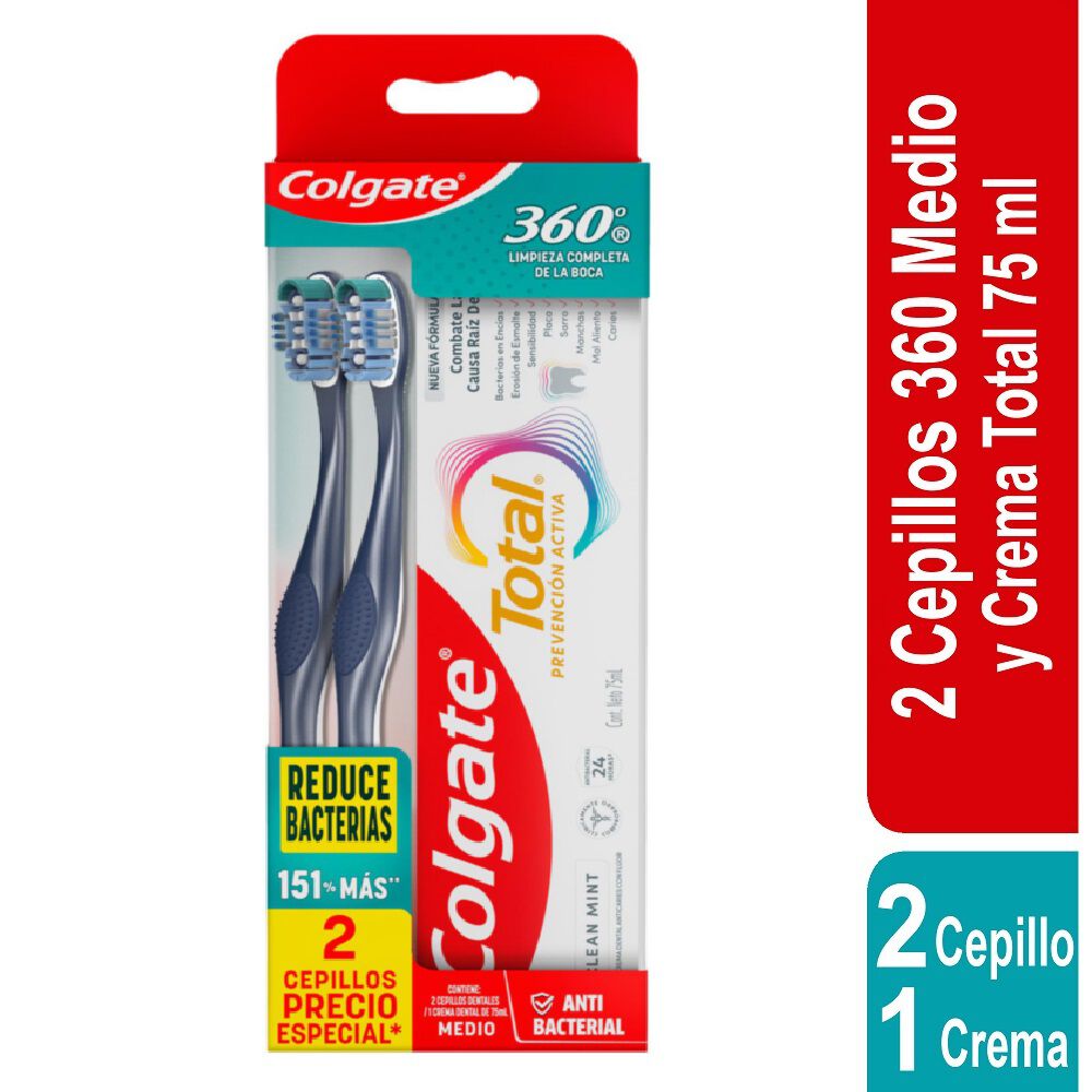 Promoción-2-Cepillos-360-+-Crema-Dental-75mL-Paquete-imagen-1